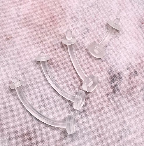 Curved eyebrow retainer - , in