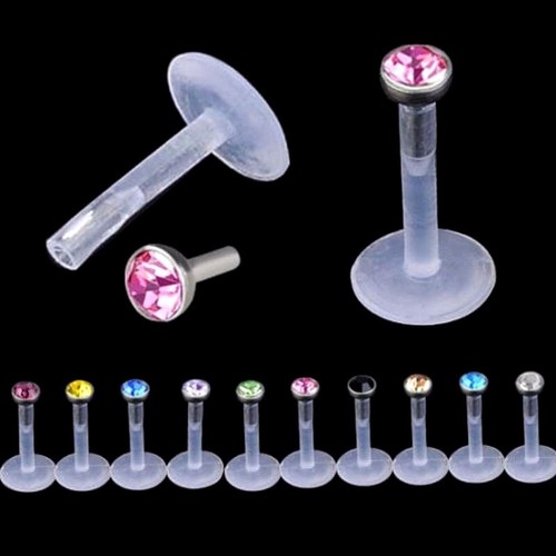 Acrylic multi size labret - 2x,