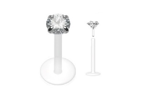 Bioflex labret 6mm - labret, (14g)