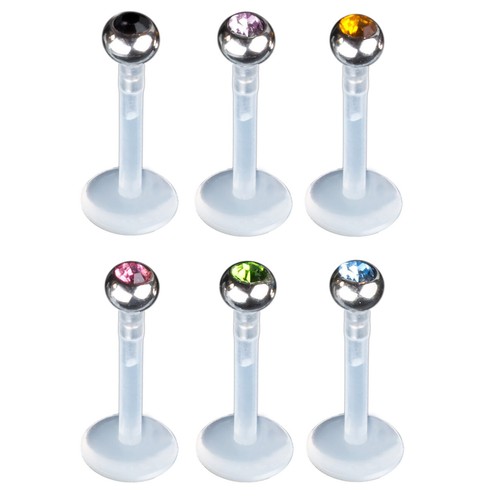 Labret lip piercing bioflex - lip,
