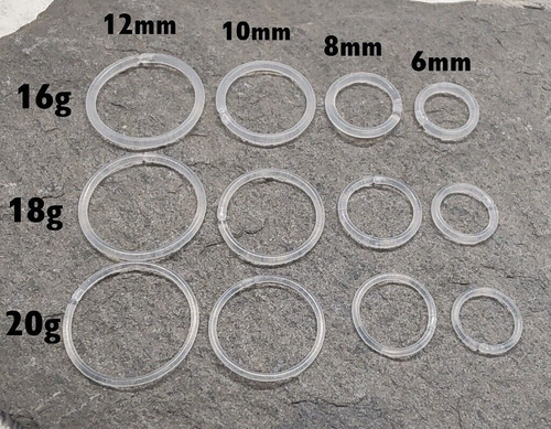 Pair bioflex hoop earring - pair,