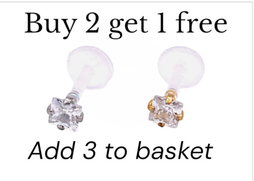 Square crystal helix - mm,
