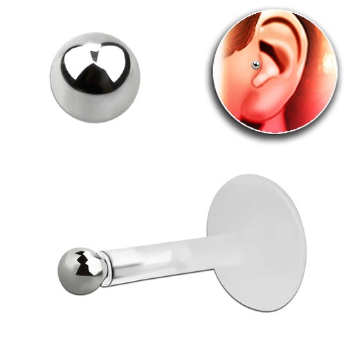 Tiny sterling silver ball - tiny,