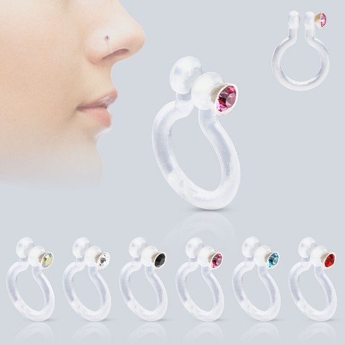 Bioflex fake nose stud - bioflex, ring