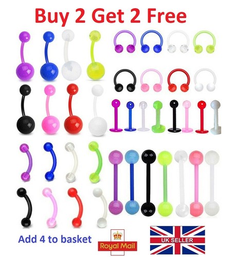 Bioflex tongue bars horseshoe - tongue,